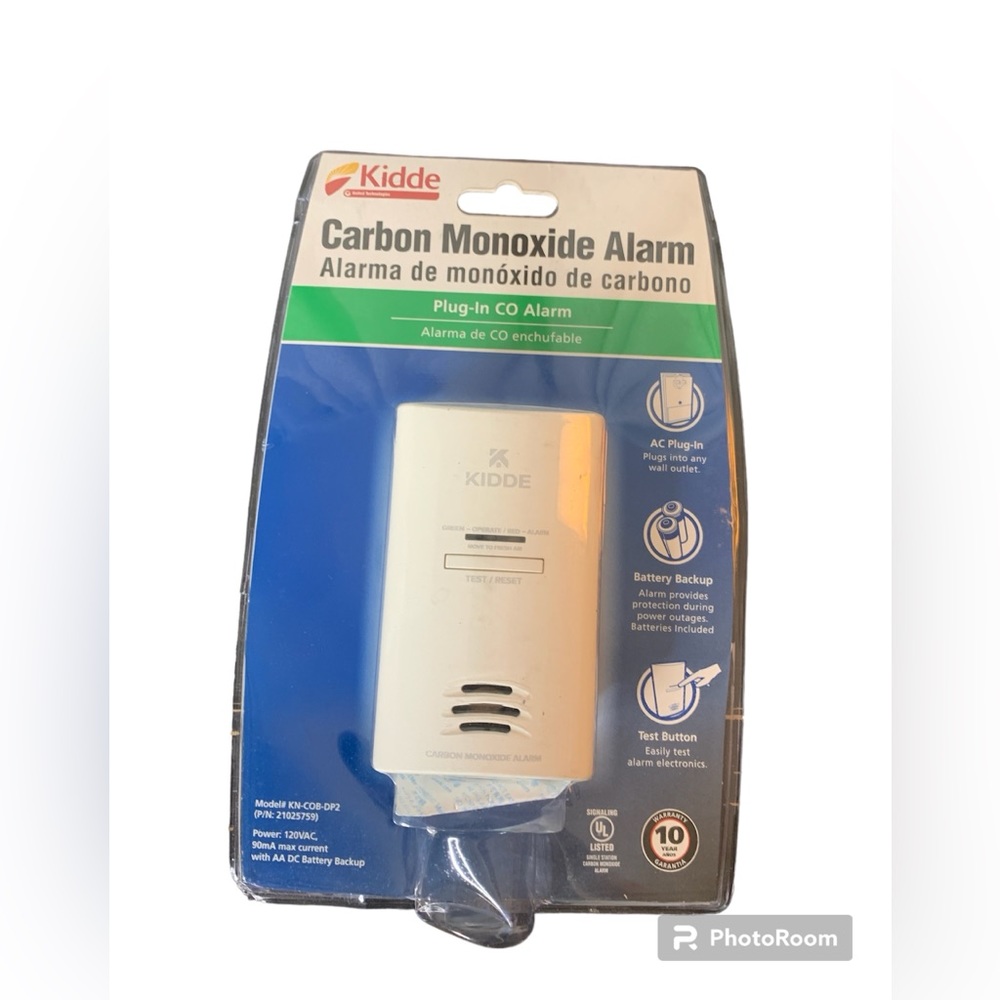 Kidde Plugin Carbon Monoxide Detector‎
